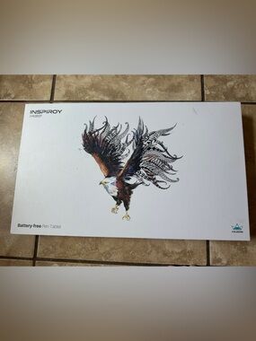 XP-Pen Inspiroy H640P Graphic Drawing Tablet with Eagle Artwork